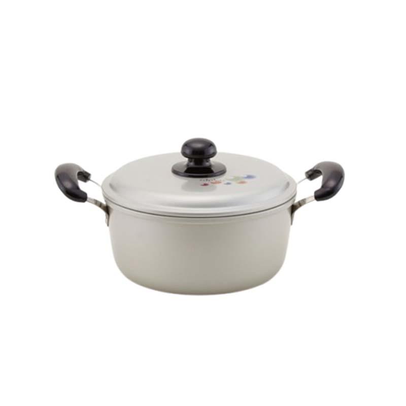 鍋 エシャロット 両手鍋 18cm ガス火用 国産 北陸アルミニウム なべ キッチンウェア 調理器具 金TD | 