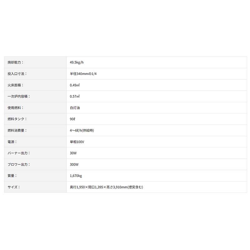 焼却炉 平成14年規制対応型 CI495E 京セラ ごみ処理 焼却 シB 個人宅配送不可 代引不可 |  | 03