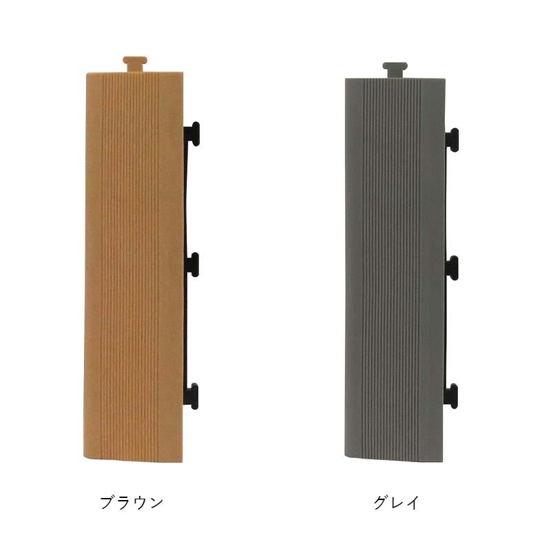 タイル ジョイント式タイルデッキパネル スロープ 凹凸共用 30×8cm 40枚 マツモト ジョイントタイル 庭 ベランダ ガーデン カ園 個人宅配送不可 代引不可 |  | 01