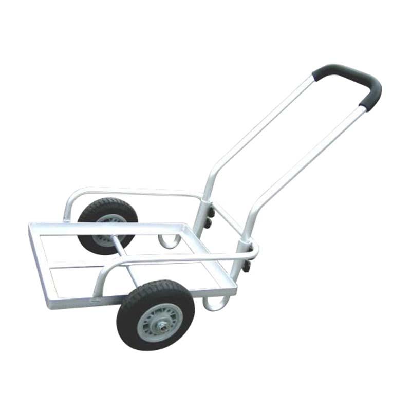 台車 アルミ2輪カート コンテナ1個用 ノーパンクタイヤ付 TC2002N-AL マツモト 運搬機器 運搬 アルミカート リアカー 農業 園芸 カ園 個人宅配送不可 代引不可 | 