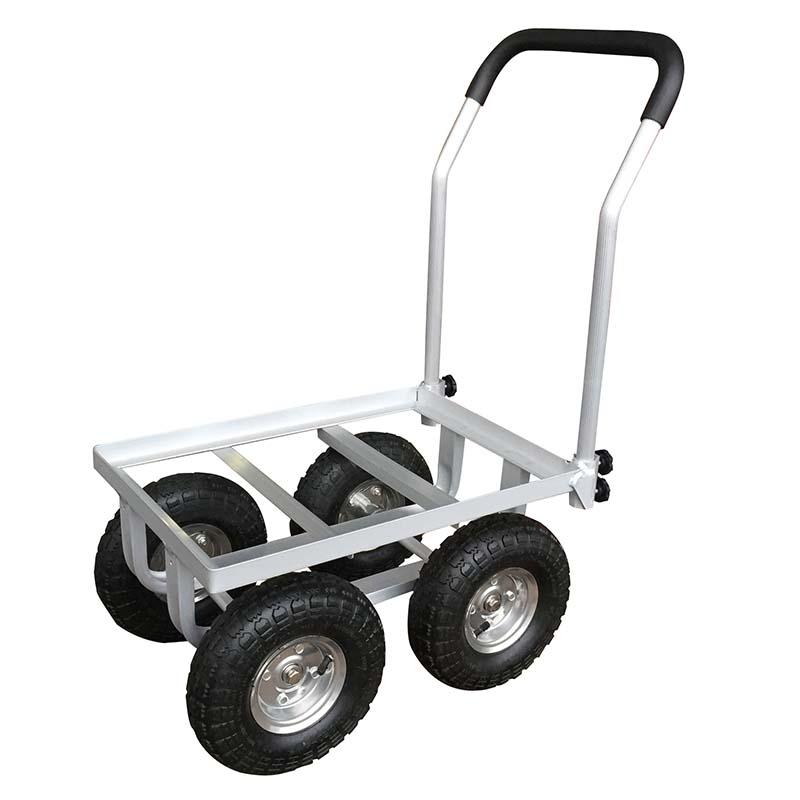 台車 アルミカート コンテナ1個用 10インチタイヤ付 TC4510ALII-10 マツモト 運搬機器 運搬 カート リアカー 農業 園芸 カ園 個人宅配送不可 代引不可 | 