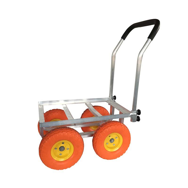 台車 アルミカート コンテナ1個用 10インチタイヤ付 TC4510ALII-10NOR マツモト 運搬機器 運搬 カート リアカー 農業 園芸 カ園 個人宅配送不可 代引不可 | 