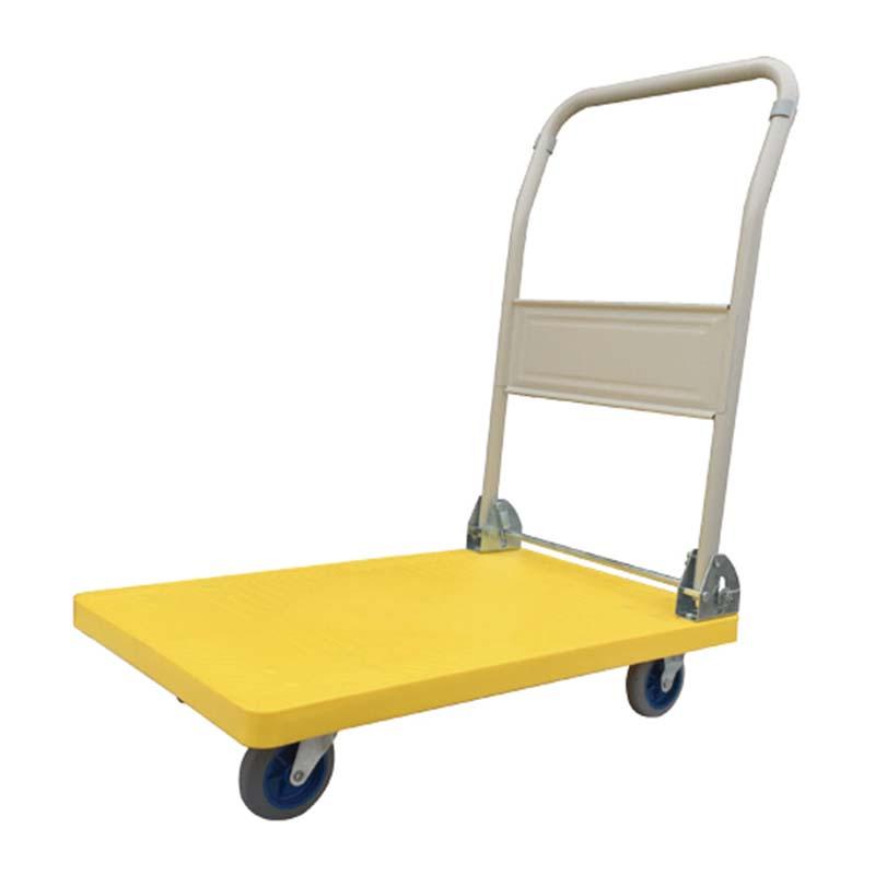 台車 PC折りたたみ台車 PH-1001P イエロー 2台 マツモト 運搬機器 運搬 折り畳み プラスチック 台車 農業 園芸 ガーデニング カ園 個人宅配送不可 代引不可 | 