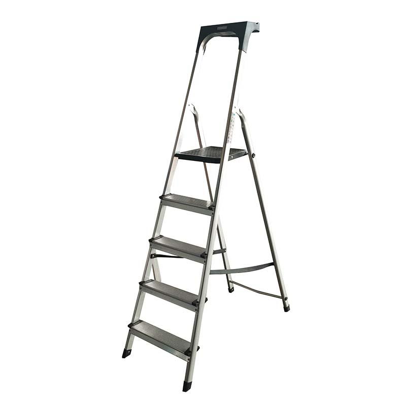 脚立 アルミ踏み台 スリムステップ トレイ付 5段 MST-5 マツモト 踏み台 折りたたみ 高所作業 DIY 園芸 ガーデニング カ園 代引不可 | 