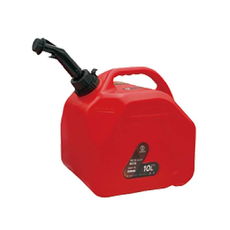 PCガソリン携行缶 ノズル付 10L GAP-10 8個 マツモト 携行缶 アウトドア 農業機械 給油 カ園 個人宅配送不可 代引不可 | 
