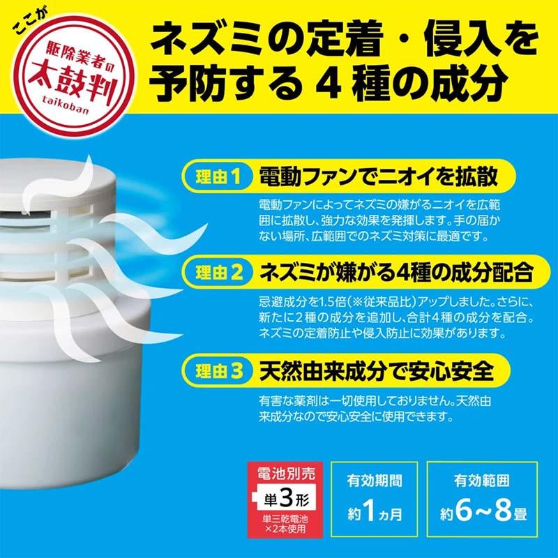 忌避剤 ネズミよけ 電動ファン付 ゲルタイプ 24箱 シマダ SHIMADA 天然成分 害獣対策 防獣 ネズミ カ園 個人宅配送不可 代引不可 |  | 04