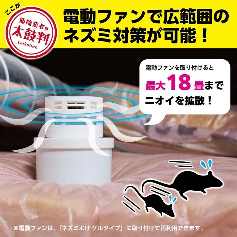 忌避剤 ネズミよけ 電動ファン付 ゲルタイプ 24箱 シマダ SHIMADA 天然成分 害獣対策 防獣 ネズミ カ園 代引不可 |  | 05