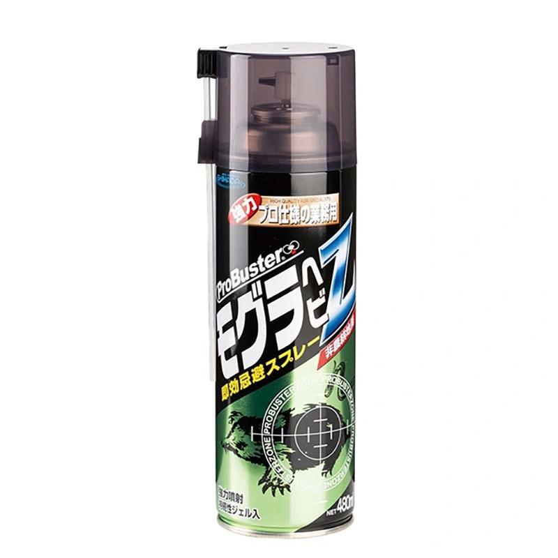 忌避剤 忌避スプレーモグラヘビZ 480ml 30本 シマダ SHIMADA 天然成分 害獣対策 スプレー 防獣 モグラ ヘビ カ園 個人宅配送不可 代引不可 | 