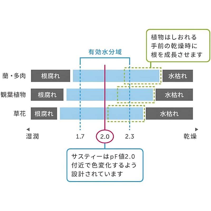 水やりチェッカー SUStee サスティー Sサイズ バルク 12本 キャビノチェ 植物用水分計 土壌 計測 カ園 代引不可 |  | 03
