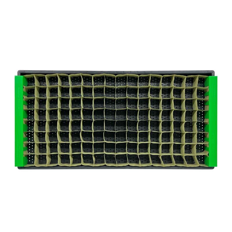 ペーパーポット SM3162 200冊 (個) 162穴 四角 生分解性 紙筒 播種 種まき 育苗 苗 レタス キャベツ 白菜 野菜 ニッテン タS 個人宅配送不可 代引不可 | 