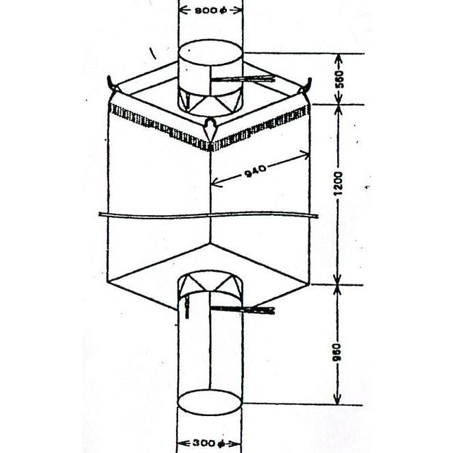ライスバッグ (グレンバッグ) 1300L 920mm×900mm×高1150mm RiceA コ商 中G H |  | 01