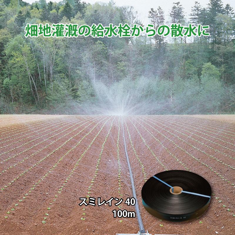 スミレイン40 100m 潅水チューブ 灌水チューブ 住化農業資材 スミレイン40 100m 潅水チューブ 灌水チューブ