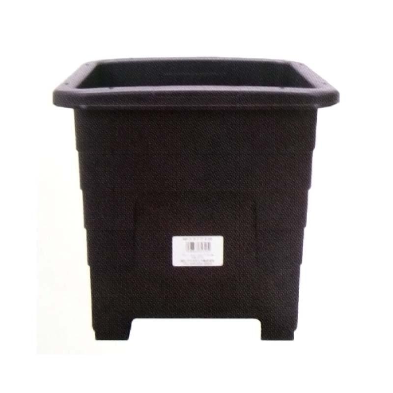 D.I.P プラスチックポット　植木鉢 10個 NPスクエア #20 ブラック 349×H326mm 20L NPポット 果樹 庭木用