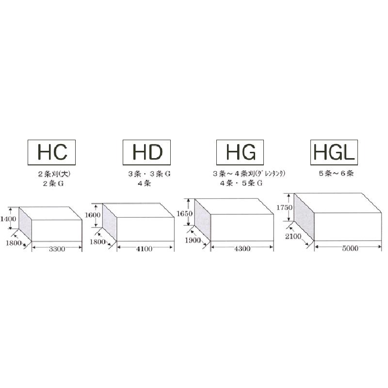 ナチュラルコンバインカバー　HD　白　オK　ホクエツ　幅1800×長さ4100×高さ1600mm　3〜4条用　代引不可