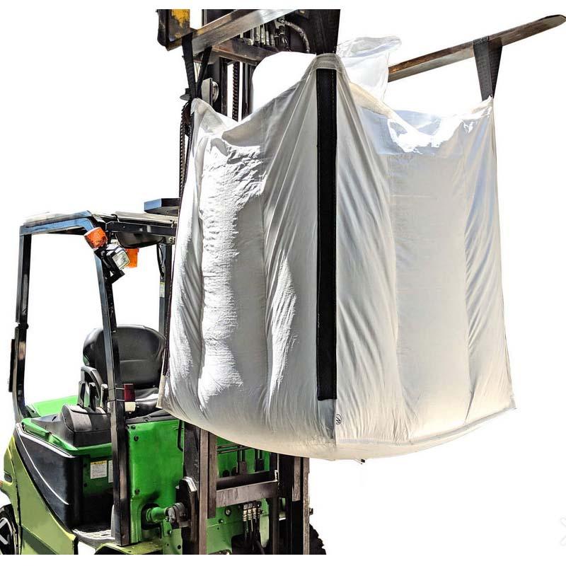 10枚入 角型 フレコンバッグ CUBE 1200L 白 耐荷重1000kg 工事 土木