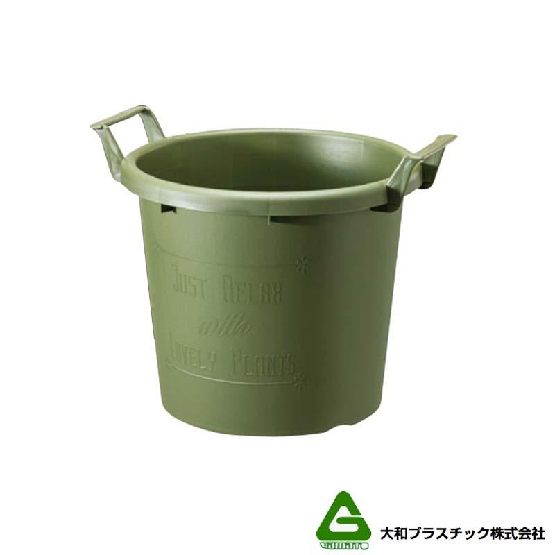 12個 グロウコンテナ40型 グリーン 大和プラスチック 27.0L 470×400