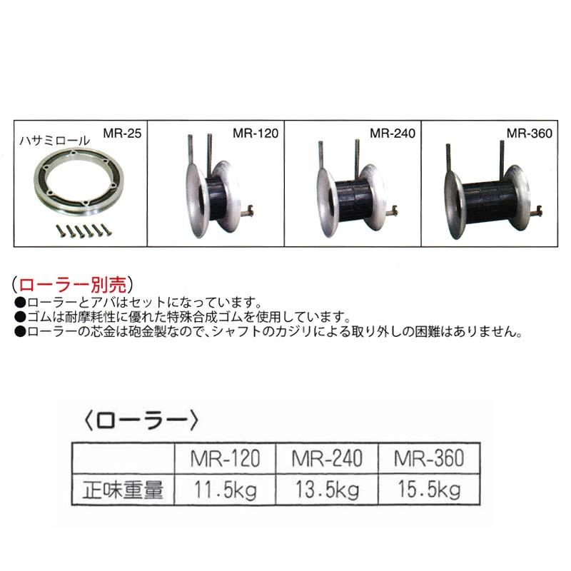 船舶ローラー 楽天市場】工進 マグローラー用 ウィンチ用ローラー MR-360 [MR