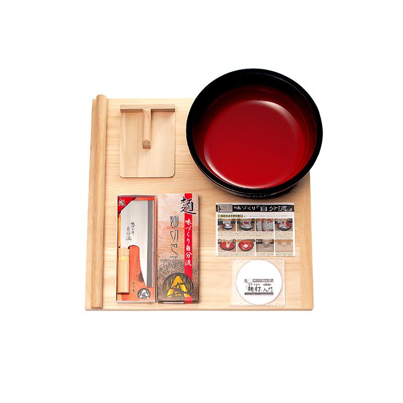 本格的麺打ちセット A-1220 豊稔企販 家庭用麺打ちセット(大) DVD付