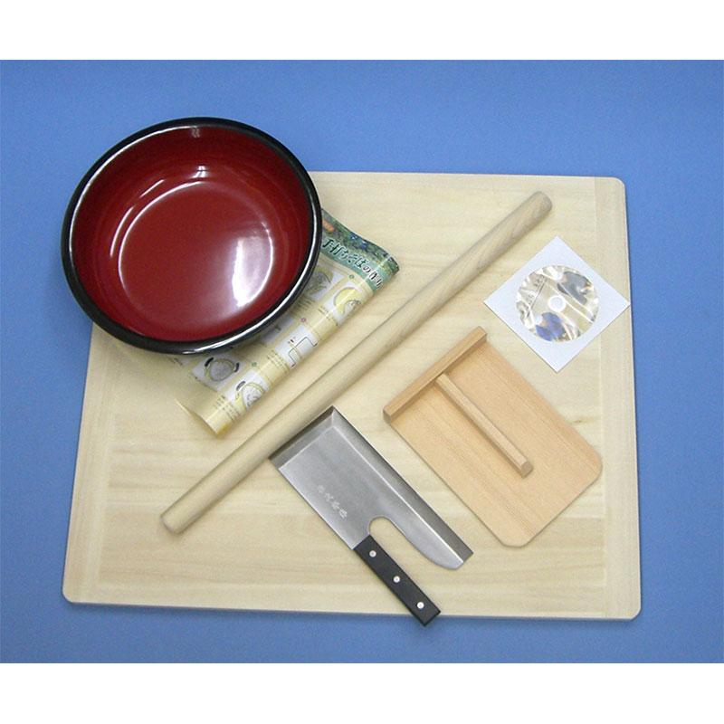 そば打ち五点セット S DVD付 めん台 55×65cm 蕎麦 打ち 道具 敬老の日 