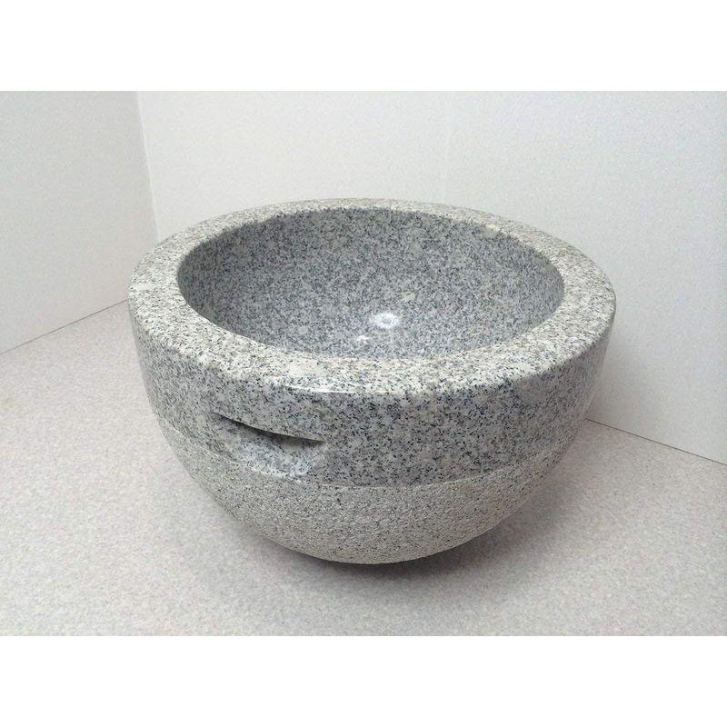 みかげ石 鉢形もちつき臼 三升用 直径41×高さ24cm 餅 もち 餅つき