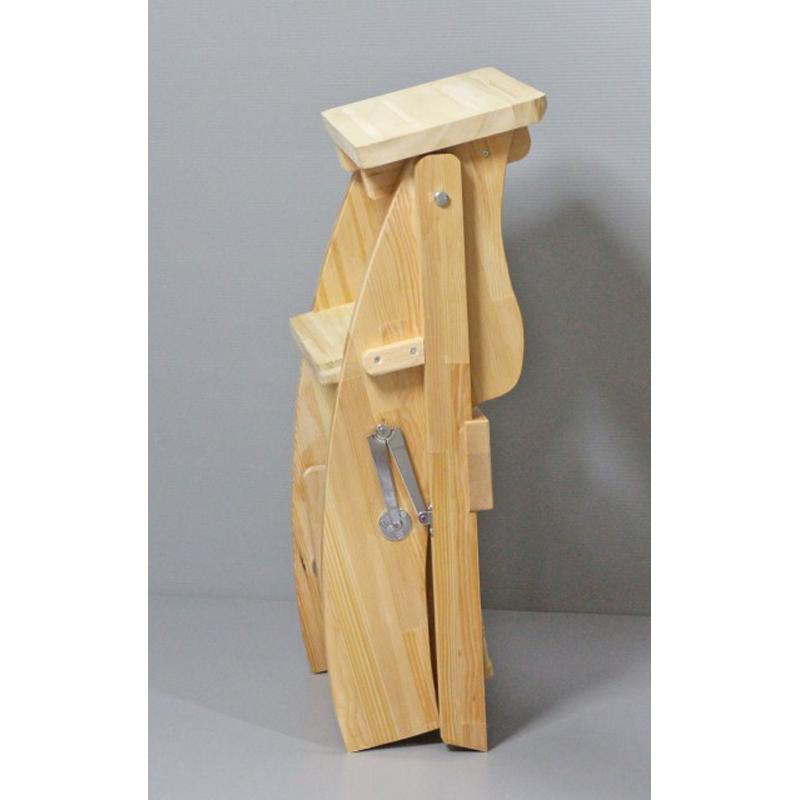 木製ステップ台 61cm 3段 踏み台 折りたたみ ナガノ産業 収納 代引不可