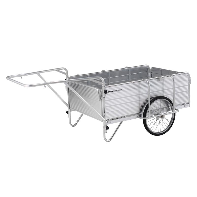 折りたたみ式リヤカー 荷台サイズ 1200×800×400mm HK150E コンパクト 