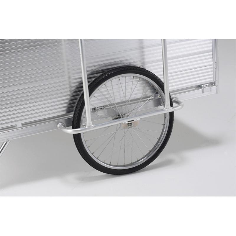 折りたたみ式リヤカー 荷台サイズ 1200×800×400mm HK150E コンパクト