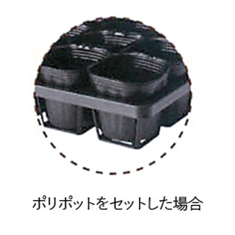 60枚 TOシステムトレー TO-75-20HT 7.5cm 20穴 苗木 ポット用 転倒防止