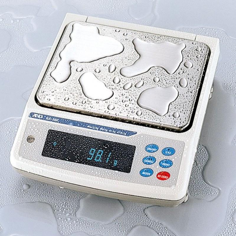 A&D 分銅内蔵型 防塵 防水型中量級天びん GX-8KR ひょう量 8.1kg 検定付き 計測 計測器 計量 測量 測定 電子 デジタル エーアンドディー 宇N 代引不可の画像