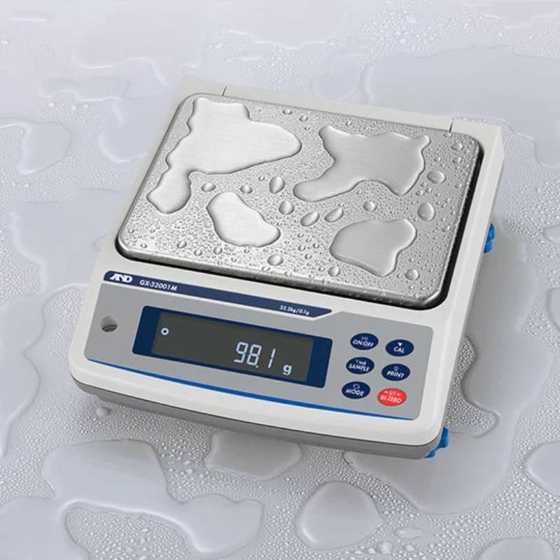 A&D 防塵 防水型中量級電子天びん GX-32001MD ひょう量 32.2kg 計測 計測器 計量 測量 測定 電子 デジタル エーアンドディー 宇N 代引不可の画像