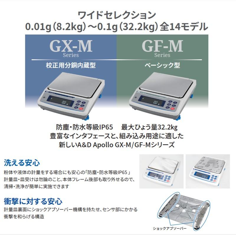 A&D 防塵 防水型中量級電子天びん GX-32001MD ひょう量 32.2kg 計測 計測器 計量 測量 測定 電子 デジタル エーアンドディー 宇N 代引不可の画像