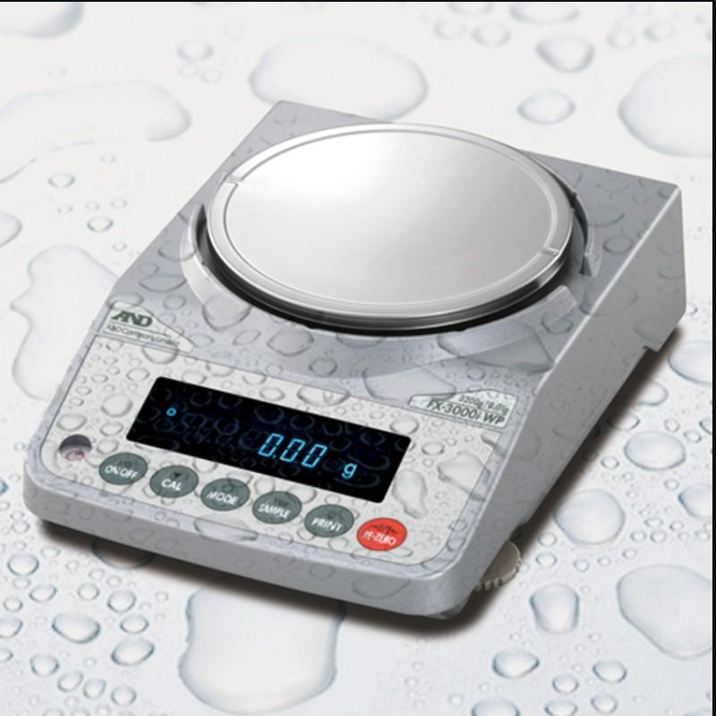 A&D 防塵 防水中量級電子天びん FX-3000iWP ひょう量 2200g 計測 計測器 計量 測量 測定 電子 デジタル エーアンドディー 宇N 代引不可の画像