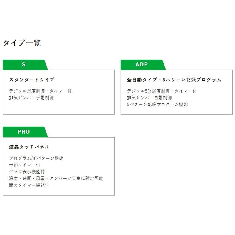 電気乾燥機 E-30H-S プレミアム 大紀産業 871×1274×1700mm 三相 ドライフルーツ 食品乾燥機 食品 果物 野菜 乾燥機 個人宅配送不可 代引不可｜plusysbtob｜06