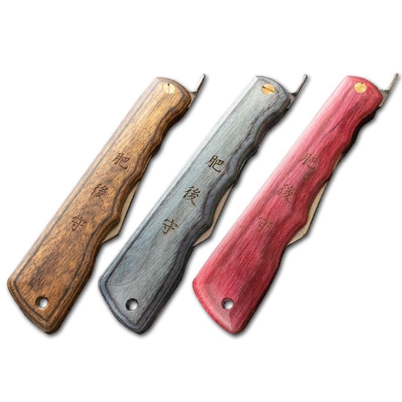 メール便 肥後守ナイフ Woody VG10 ウッディ 割込 永尾かね駒製作所 3