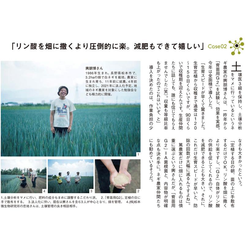 4袋 微生物土壌改良材 育苗用G2 5kg 松本微生物研究所 VA菌根菌 肥料