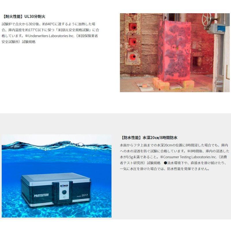 PROTECTOR BAG プロテクターバッグ 2017 EIKO エーコー 内容積 5.8L シリンダー式+ラッチ 防犯 事務所 店舗 等に キーレス コンパクト 代引不可_2