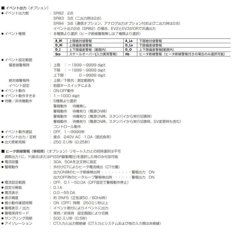 SR84-2P-N-90-1000000 シマデン 48×111mm SV設定2点 PID値2種 加熱冷却二出力制御 イベント出力 計測 演算 測定 図り 宇N 代引不可 【再利用可能】
