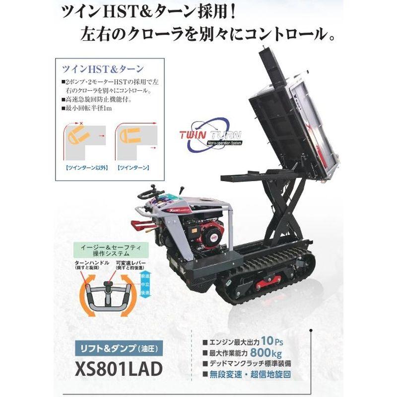 石材用クローラシリーズ 力石 XS801LAD アテックス atex 2065×660