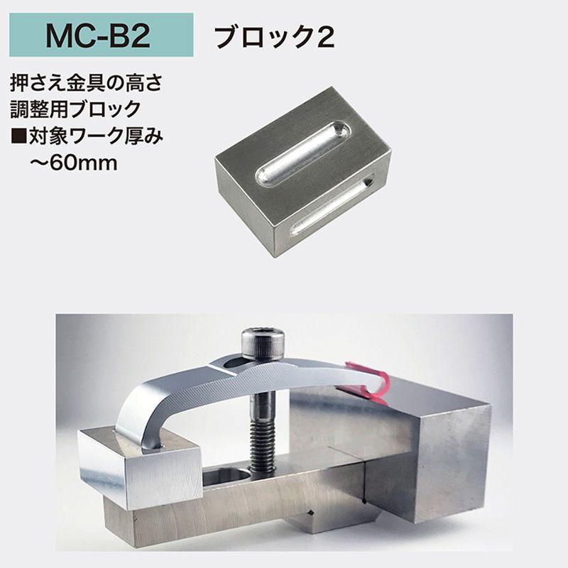 マルチクランプ MC-B2 調整ブロック2 高さ調整用 全晴 押さえ金具の M1 