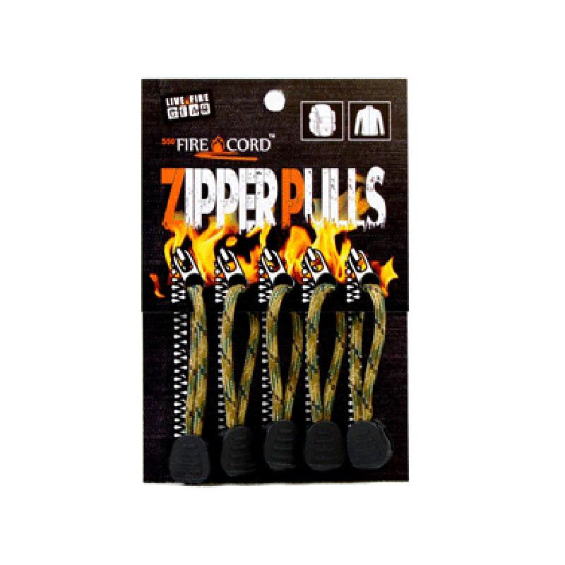 ファイヤーコードジッパープル(Fire Cord Zipper Pulls) マルチカモ 02-03-550f-0014 ブッシュクラフト BushCraft 代引不可 |  | 01