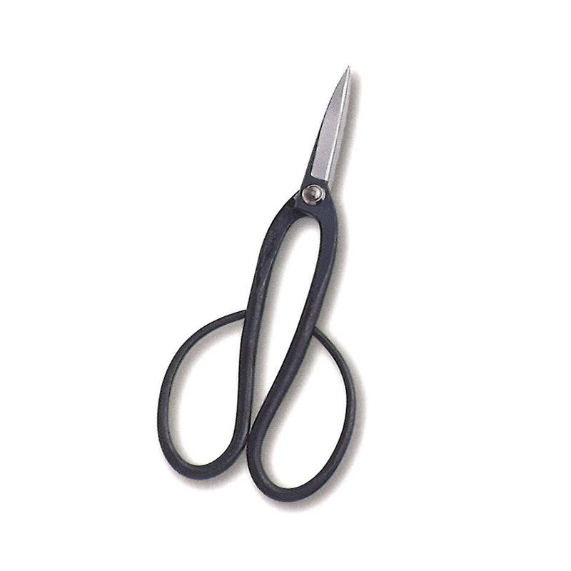 メール便 足長盆栽鋏 越乃興三 ヌワール 黒染め 2007 剪定鋏 全長 約