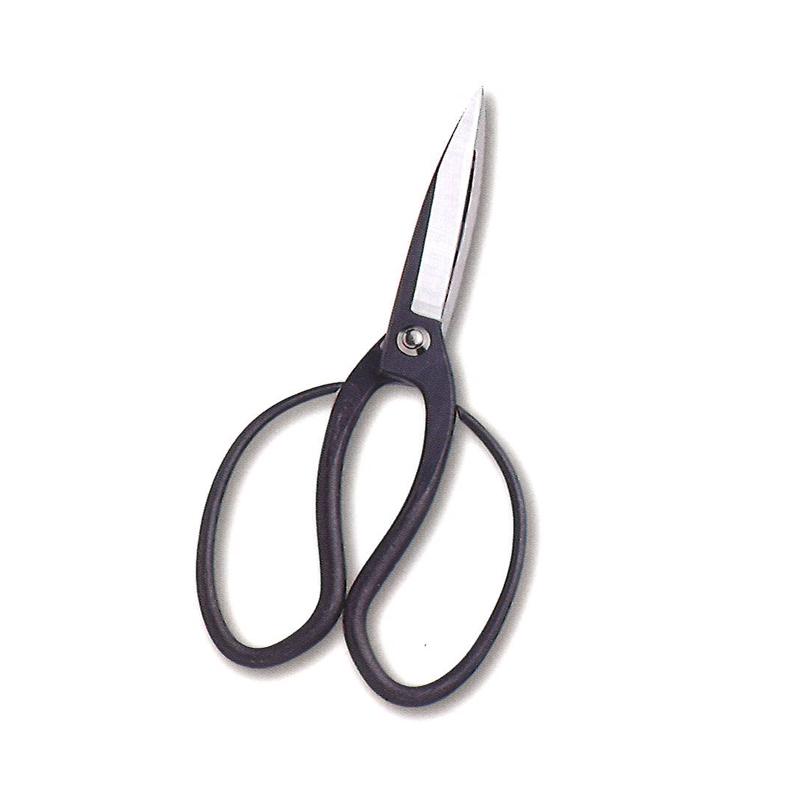 メール便 松葉切・植木屋鋏 越乃興三 ヌワール 黒染め 1112 剪定鋏