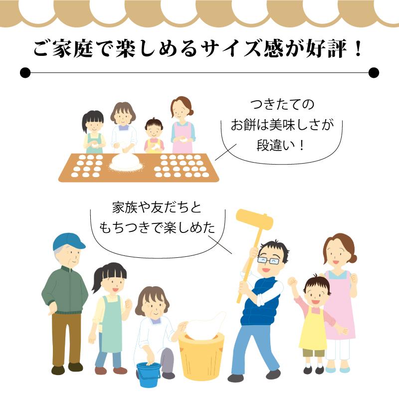 木製ミニ臼セット 8合用 23676 木製ミニ臼＋キネ1本 8合 餅つき