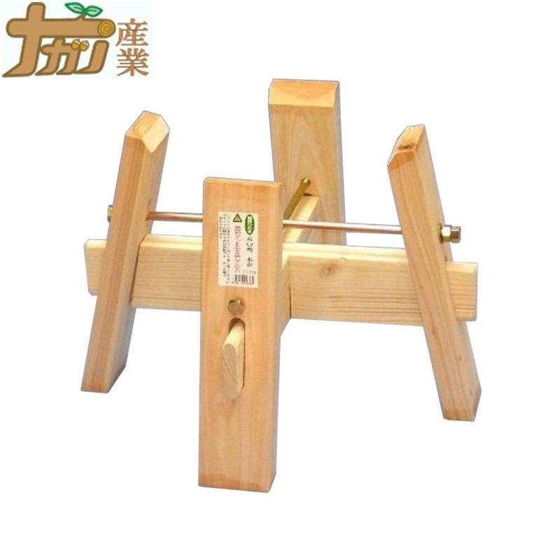 ひのき製もち臼木台 LL 2361 ( みかげ石 もち臼 直径53cm用 専用木台