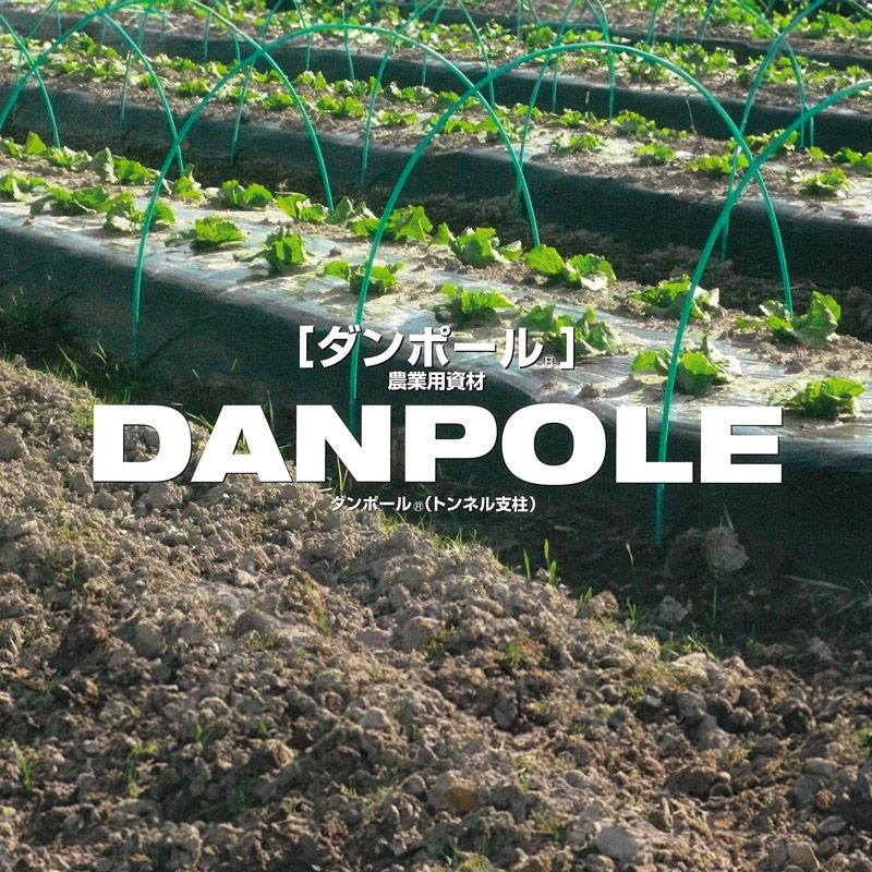 100本 ダンポールF ヒラ7 青 長さ 2.4m × 幅 7mm 農業資材 農業用