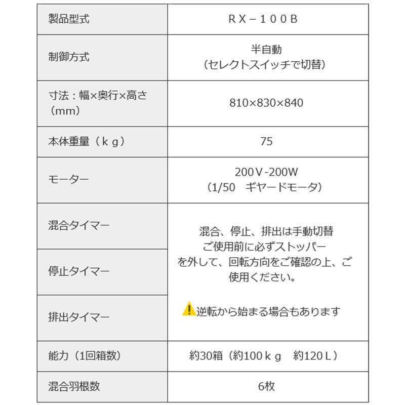 混合機/吉徳/RX-330/店頭引取り限定■4881 吉徳農機 中古混合機 RX-180B 山形店 – 農キング