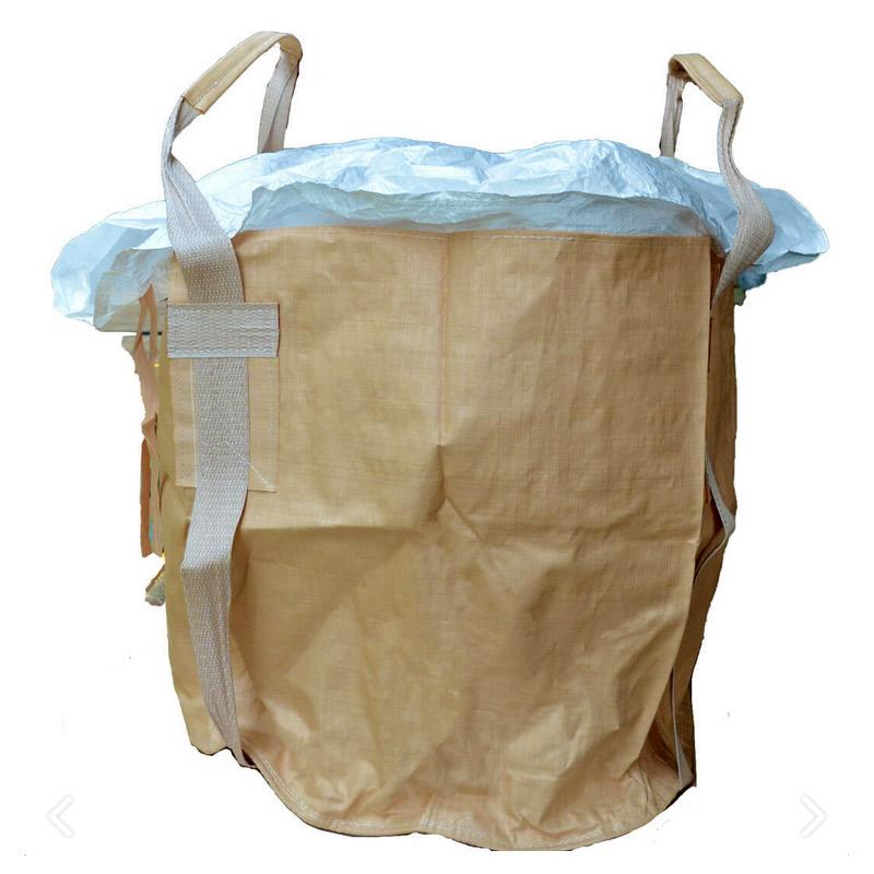 10枚入 丸型 フレコンバッグ 800KHR-3 620L 耐荷重1000kg 排出口 全開