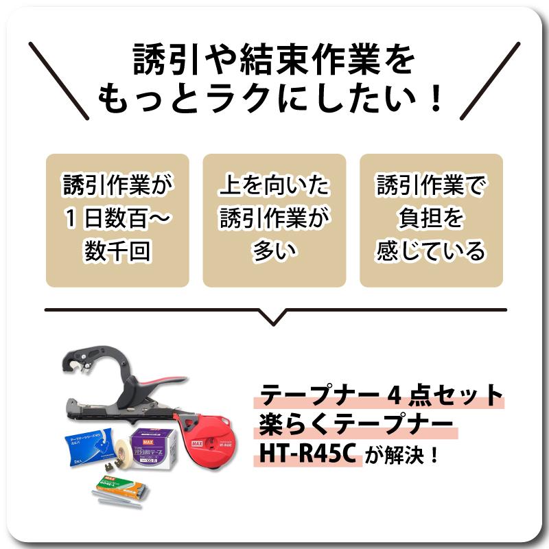 テープナー4点セット 楽らくテープナー HT-R45C 光分解テープ選択