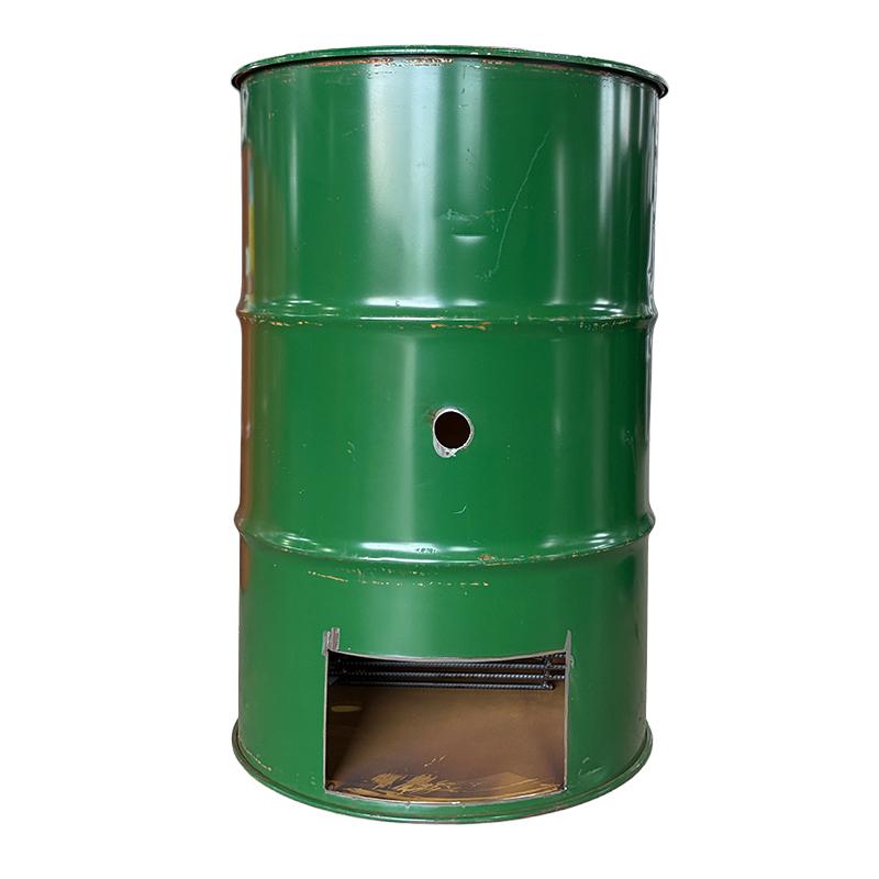 ドラム缶焼却炉オープンドラム 200L カラー2色 家庭用 農業 林業用