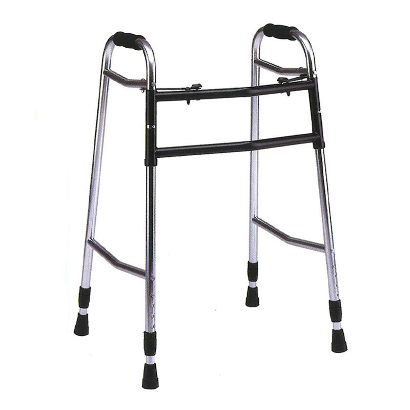 アルミ製歩行器 グリップ付き　折りたたみ式 歩行器 アルミ製 ウォーカー 折り畳み型 AL-106L AL-106S AL
